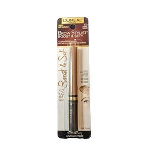 L'Oreal Paris Brow Stylist Boost & Set Mascara, Blonde - 0.1 Oz